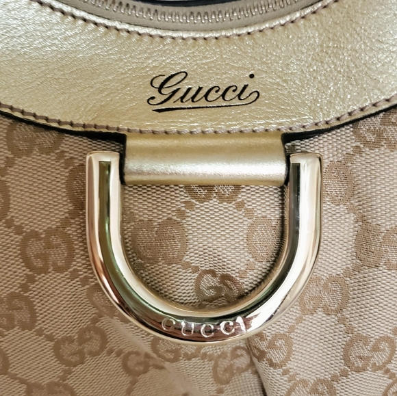 GUCCI🌞AUTHENTIC ABBEY D-RING HOBO - Picture 4 of 10